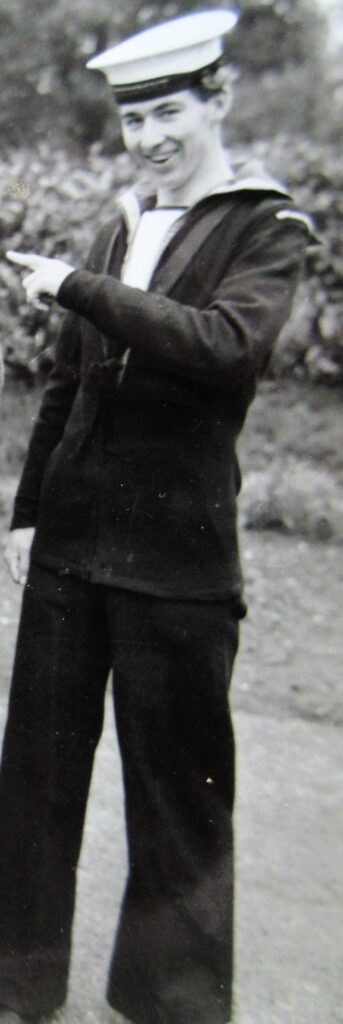 Mike as a young naval cadet