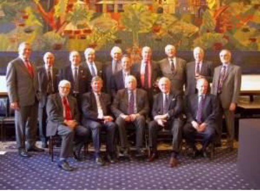 Old boys reunion group photograph