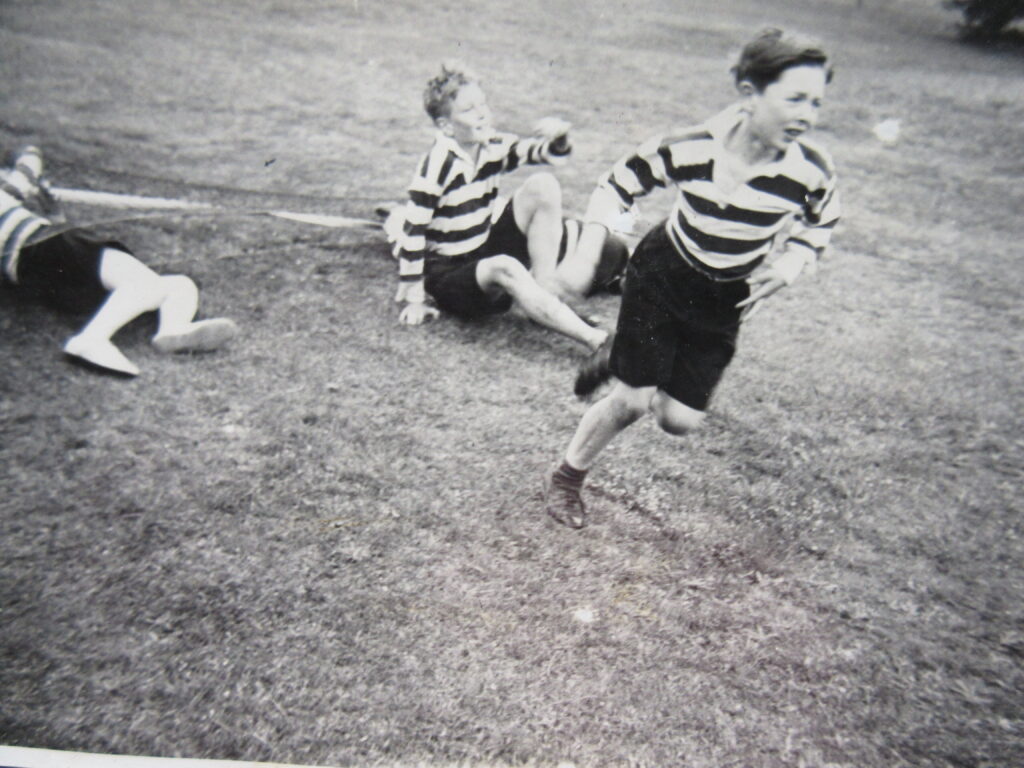 Children at play, an early family photograph